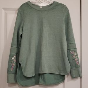 Embroidered sweatshirt Small
